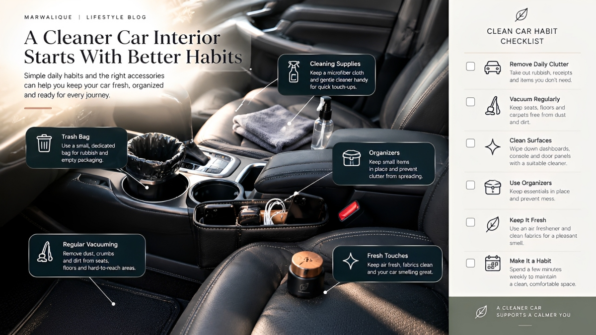 A Cleaner Car Interior Starts With Better Habits