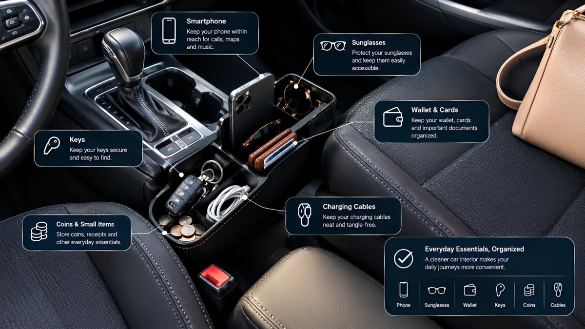 How to Keep Everyday Essentials Within Reach in Your Car