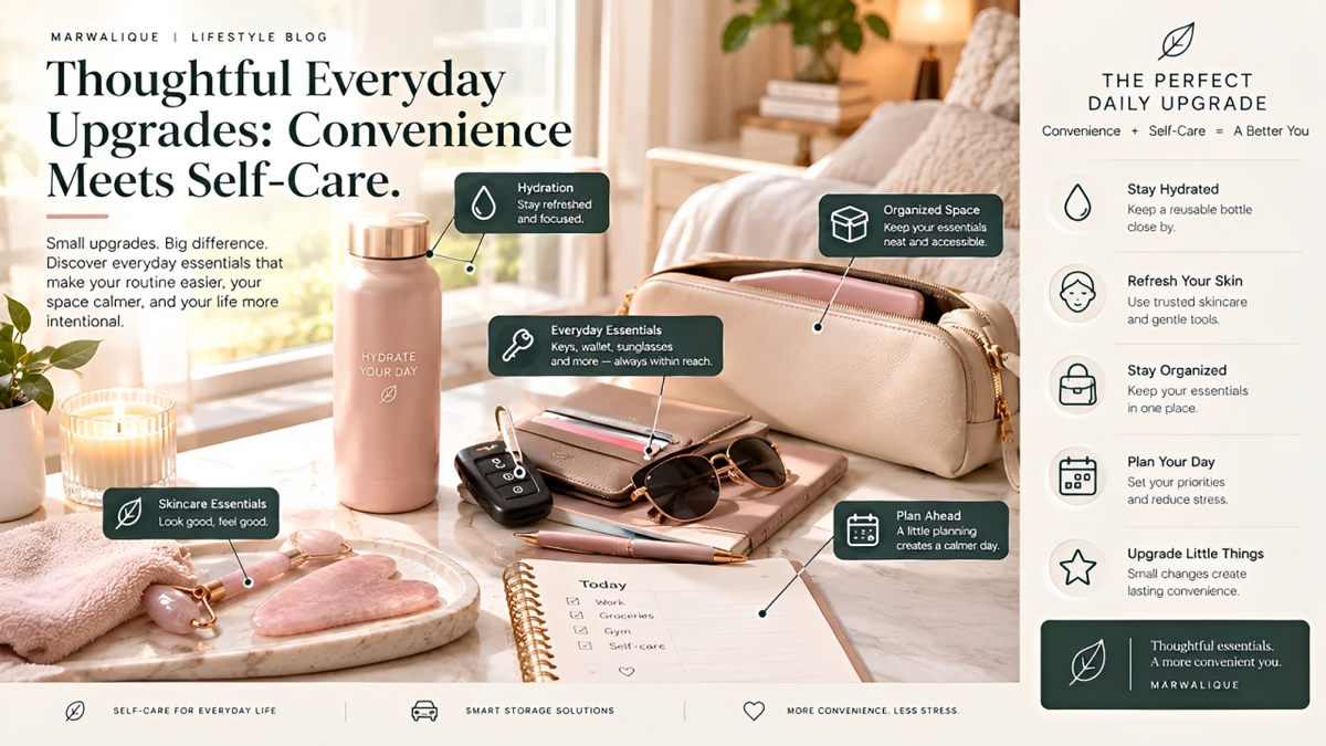 Thoughtful Everyday Upgrades for Convenience and Self-Care